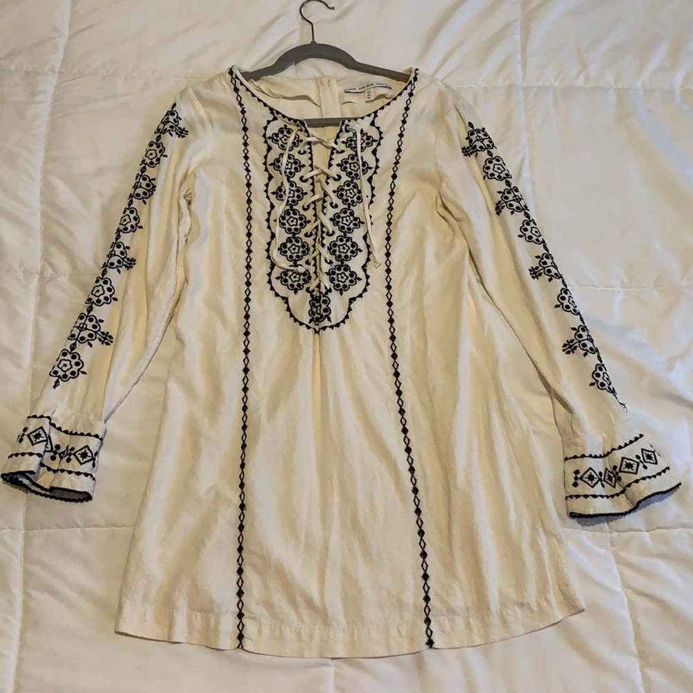 & Other Stories Embroidered boho dress Sz 8